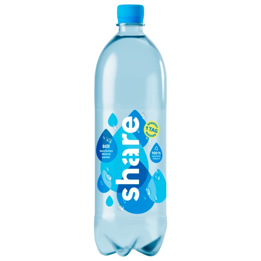 share Natürliches Mineralwasser Still 1l